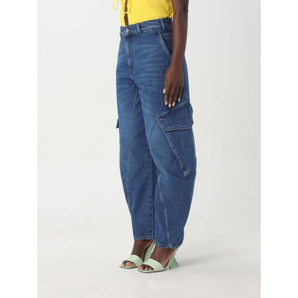 Jw Anderson Jeans Woman Blue - Picture 4 of 5